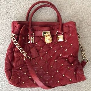 Michael Kors studded Hamilton bag!